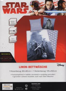 Bettwäsche Star Wars The last Jedi - 135 x 200 cm + 80 x 80 cm - Baumwolle